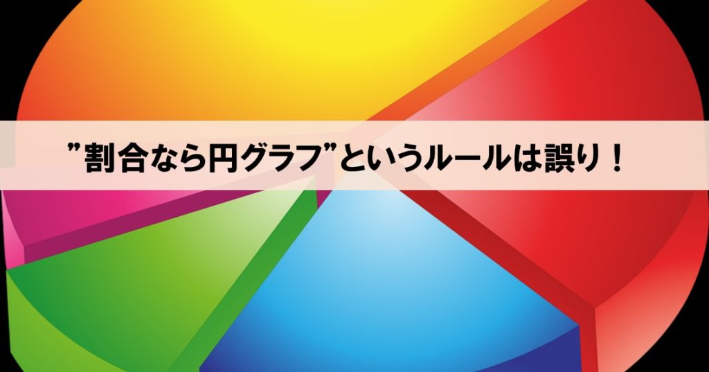 割合なら円グラフ というルールはいつでも正しいのか グラフの作り方 について ネルの寝るより読書ログ